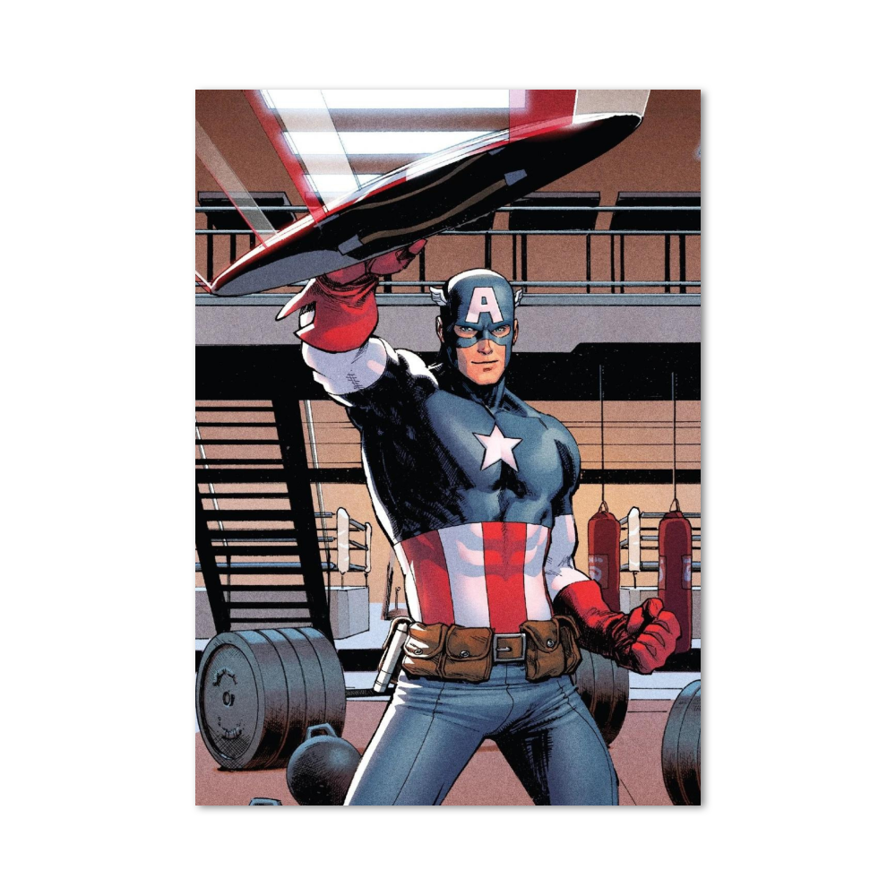 Poster Captain America Comics