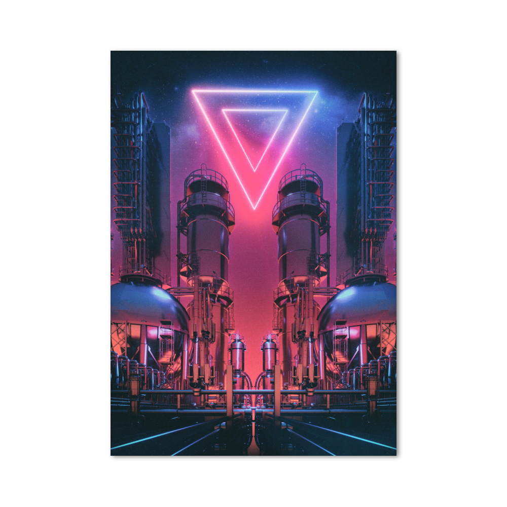 Poster Futuriste Triangle