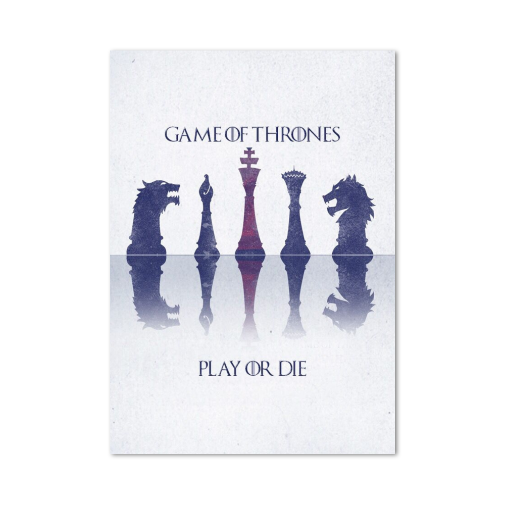 Poster Game of thrones Échecs