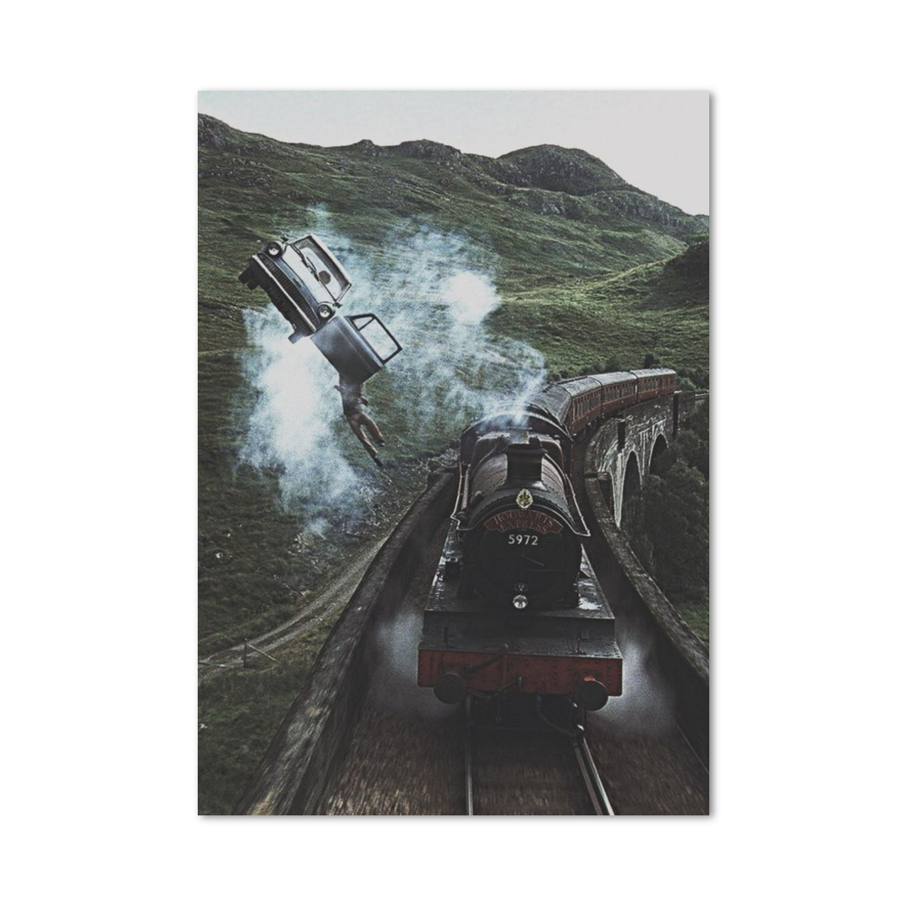 Poster Harry Potter Voiture Volante
