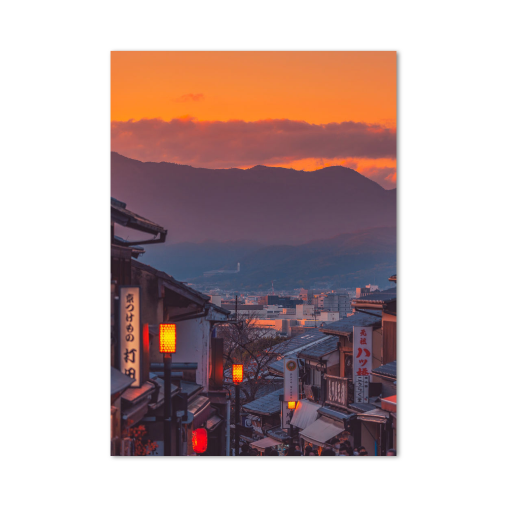 Poster Japon Montagne