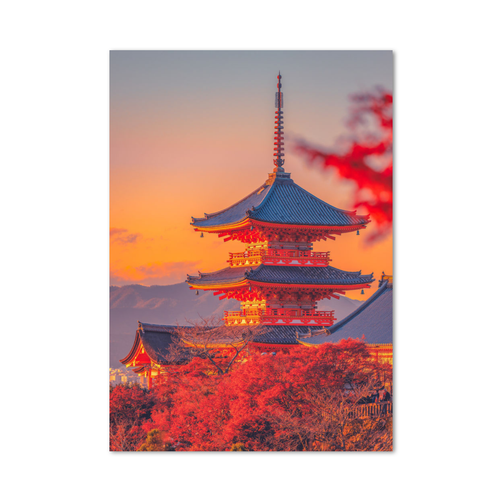 Poster Japon Temple Ensoleillé
