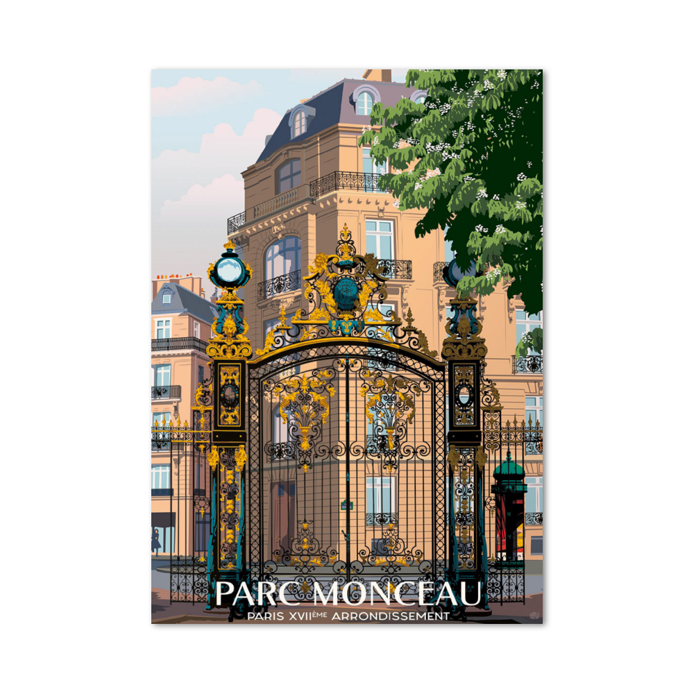 Poster Parc Monceau