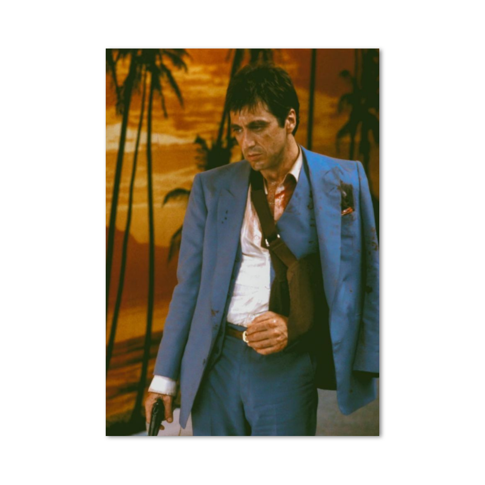 Poster Scarface Blessure