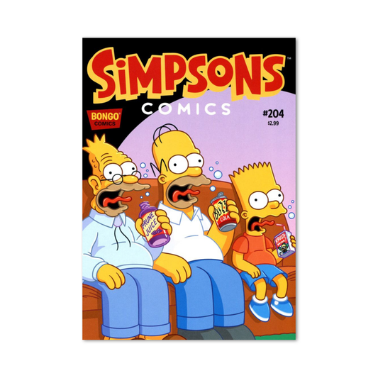 Poster Simpsons Bière