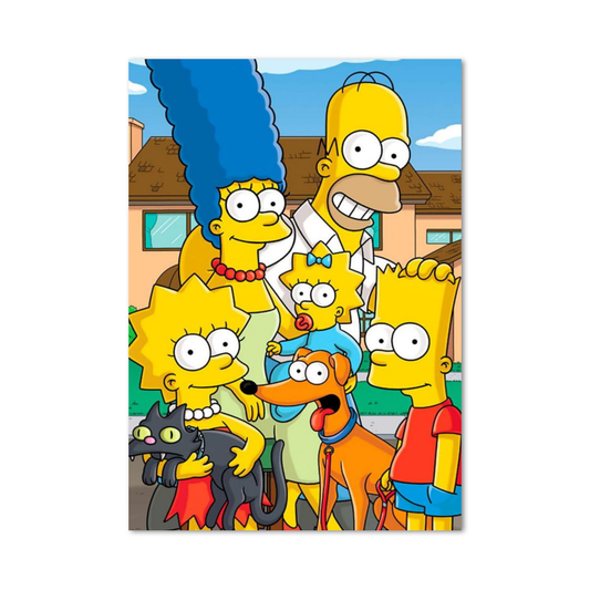 Poster Simpsons Famille