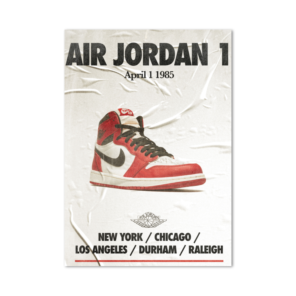 Affiche Air Jordan 1