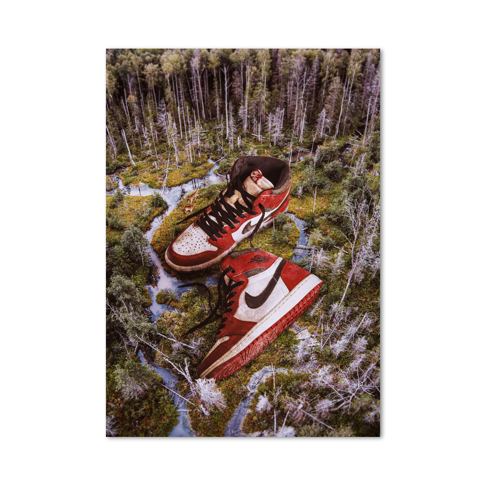 Poster Nike Air Jordan 1 Rouge