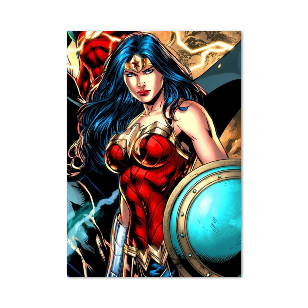 Poster Wonder Woman Dessin