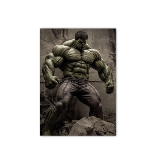 Poster Hulk Réaliste