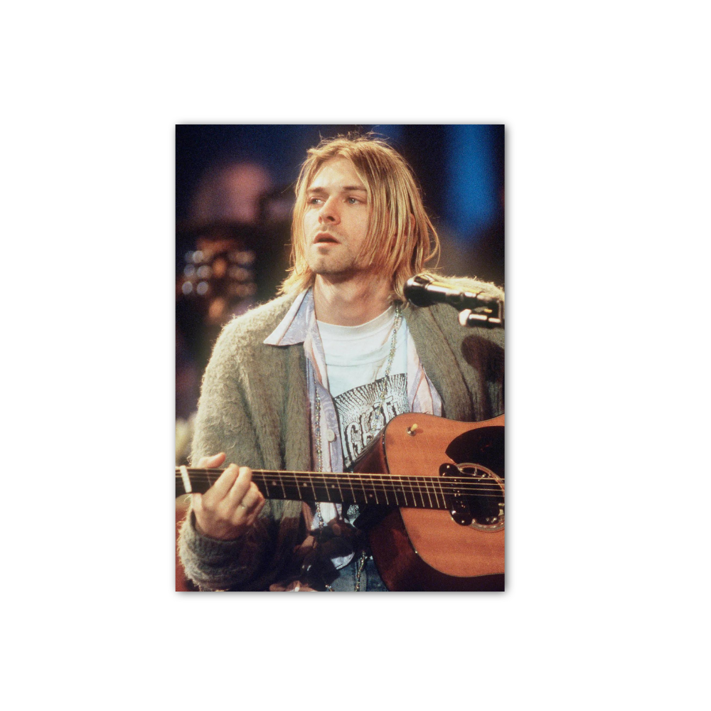 Poster Kurt Cobain Guitare